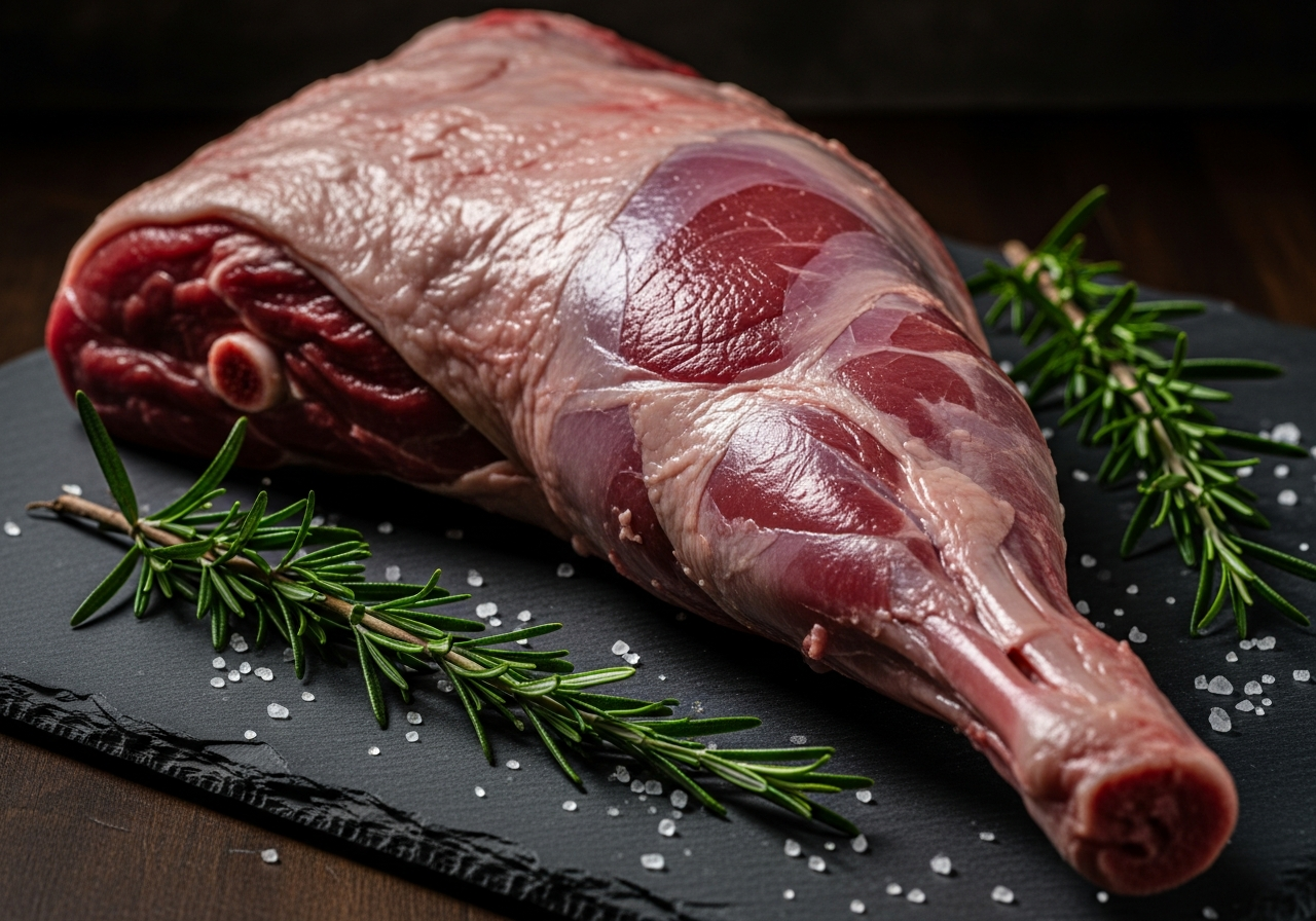 Premium raw halal lamb